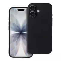 OEM Silicone Mag Cover (large cutout) phone case with MagSafe support for iPhone 17, black