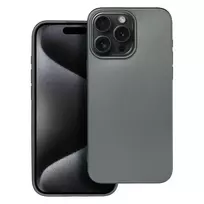 OEM Metallic phone case for iPhone 15 Pro Max, gray