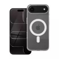 OEM Clear Mag Cover (MID) phone case with MagSafe support for iPhone 17 Air transparent