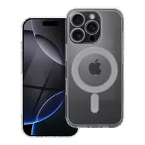 OEM Clear Mag phone case with MagSafe support for iPhone 16 Pro, transparent