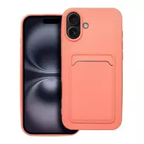 OEM Pink card-style wallet phone case for iPhone 16 Plus