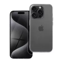 OEM Clear 2 mm phone case for iPhone 15 Pro, transparent