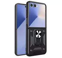 Toptel Slide Camera Armor phone case for Samsung Galaxy Z Flip 7 (F766) black