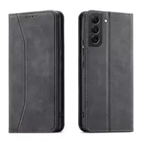 Hurtel Magnet Fancy book-style phone case with stand for Samsung Galaxy S23+ (S916), black