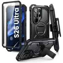 Supcase iBlason ArmorBox Clip Mag phone case with MagSafe support for Samsung Galaxy S26 Ultra (S948), black