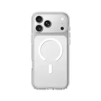 AmazingThing Minimal Mag Lens phone case with MagSafe support for iPhone 17 Pro, transparent