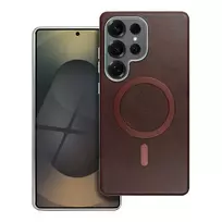 OEM GENTLEMAN MAG COVER phone case with MagSafe support for Samsung Galaxy A56 (A566) brown