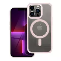 OEM Color Edge Mag phone case with MagSafe support for iPhone 13 Pro pink