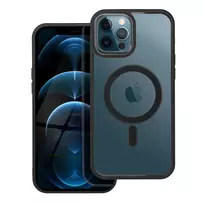 OEM Color Edge Mag phone case with MagSafe support for iPhone 12 Pro Max, black