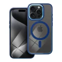 OEM Color Edge Mag phone case with MagSafe support for iPhone 15 Pro blue