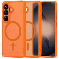 Tech-Protect Magmat phone case with MagSafe support for Samsung Galaxy S26 (S942), orange