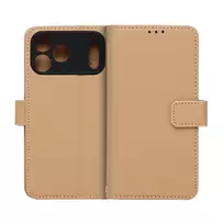 TFO Smart Triangle book-style phone case for iPhone 17 Pro Max, brown