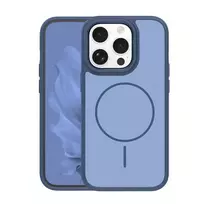 TFO Frame Thin Mag phone case with MagSafe support for iPhone 15 Pro blue