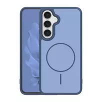 TFO Frame Thin Mag phone case with MagSafe support for Samsung Galaxy S25 FE (S731) blue