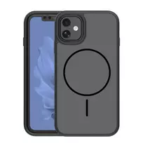 TFO Frame Thin Mag phone case with MagSafe support for iPhone 11, black