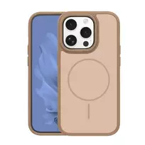 TFO Frame Thin Mag phone case with MagSafe support for iPhone 14 Pro brown