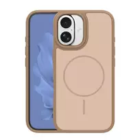 TFO Frame Thin Mag phone case with MagSafe support for iPhone 16 brown