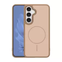 TFO Frame Thin Mag phone case with MagSafe support for Samsung Galaxy S25 (S931) brown