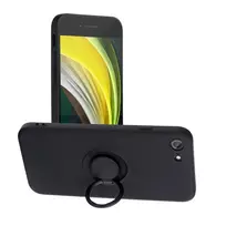 OEM Silicone phone case with stand for iPhone 7 | iPhone 8 | iPhone SE (2020) | iPhone SE (2022) black