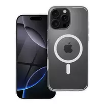 Forcell F-Protect Clear Hybrid Premium phone case with MagSafe support for iPhone 16 Pro Max, transparent