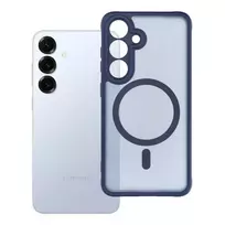 OEM Full Matte Mag phone case with MagSafe support for Samsung Galaxy S25 (S931) blue