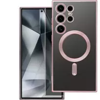OEM Electro Mag phone case with MagSafe support for Samsung Galaxy S24 Ultra (S928) pink