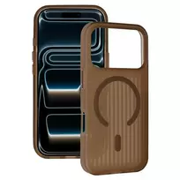 TEL PROTECT Twist phone case with MagSafe support for Samsung Galaxy S25 (S931) brown