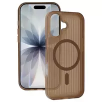 TEL PROTECT Twist phone case with MagSafe support for iPhone 17 Pro, brown