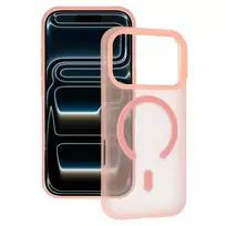 TEL PROTECT Mist Matte phone case with MagSafe support for iPhone 17 Air pink orange