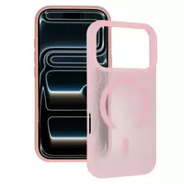 TEL PROTECT Mist Matte phone case with MagSafe support for iPhone 16 Pro pink