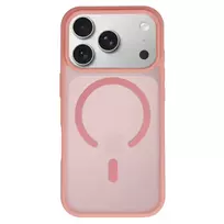 TEL PROTECT Aura Matte phone case with MagSafe support for iPhone 17 Pro, orange