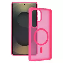 TEL PROTECT Aura Matte phone case with MagSafe support for Samsung Galaxy S25 Ultra (S938) pink