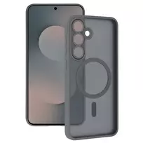 TEL PROTECT Aura Matte phone case with MagSafe support for Samsung Galaxy S25 FE (S731) gray