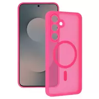 TEL PROTECT Aura Matte phone case with MagSafe support for Samsung Galaxy S25 FE (S731), pink