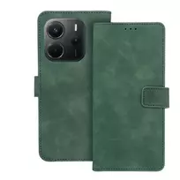 OEM Tender Book Case for XIAOMI Redmi Note 14 4G (GLOBAL - 164.84mm x 78.15mm x 8.16mm), green