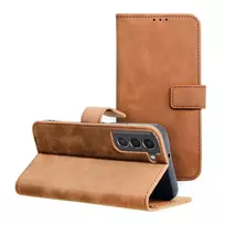 OEM TENDER book-style phone case for Samsung Galaxy S22 (S901), brown