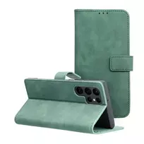 OEM TENDER book-style phone case for Samsung Galaxy S22 Ultra (S908), green