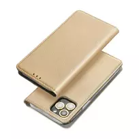 OEM SMART CASE book-style phone case for iPhone 15 Plus, gold