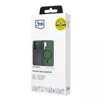 3mk Protection 3mk Smoke MagCase phone case with MagSafe support for Samsung Galaxy S25 Ultra (S938), transparent green