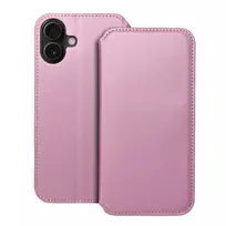 OEM DUAL POCKET book-style phone case for iPhone 16 Plus, pink