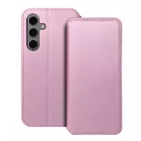 OEM DUAL POCKET book-style phone case for Samsung Galaxy S24 FE (S721), pink