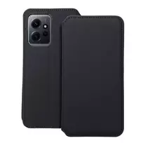 OEM Dual-Pocket Book Case for Xiaomi Redmi Note 12 5G, black