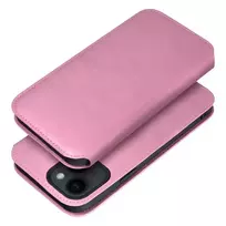 OEM DUAL POCKET book-style phone case for iPhone 15 Plus, pink