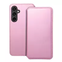 OEM DUAL POCKET book-style phone case for Samsung Galaxy S23 FE (S711), pink