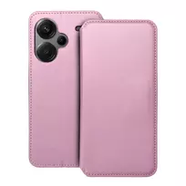 OEM Dual-Pocket Book Case for Xiaomi Redmi Note 13 Pro Plus 5G, light pink