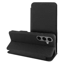 OEM FOLIO Side Magnet book-style phone case for Samsung Galaxy S25+ (S936), black