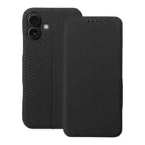 OEM FOLIO Side Magnet book-style phone case for iPhone 16 Plus, black