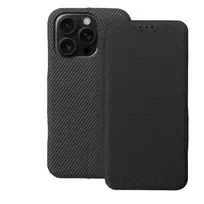 OEM FOLIO Side Magnet book-style phone case for iPhone 16 Pro, gray