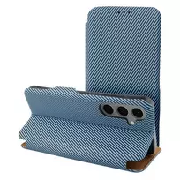 OEM FOLIO Side Magnet book-style phone case for Samsung Galaxy S25+ (S936), blue