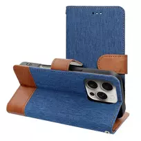 OEM Blue denim-style book-style phone case for iPhone 16 Plus